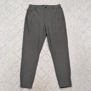 Cuts Pants Mens M Green Pine AO Joggers Stretch Knit Casual Travel Slim Fit 28”